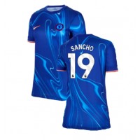 Chelsea Jadon Sancho #19 Fußballbekleidung Heimtrikot Damen 2024-25 Kurzarm